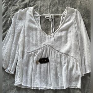 White Hollister Top